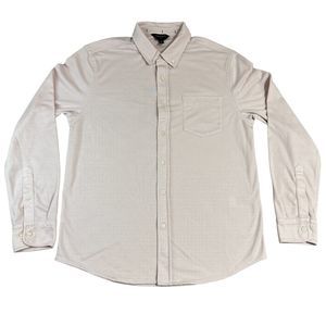 Banana Republic Shirt Men Medium Pink Button Down Slim Casual Preppy Classiccore